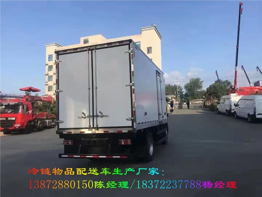 淮北市解放J6F潍柴160马力宽体冷链运输车