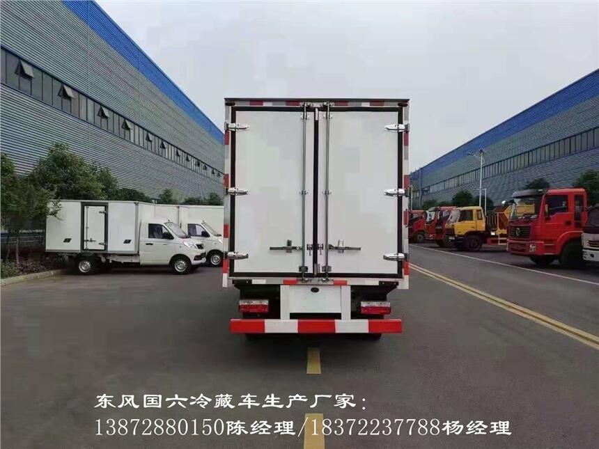 沧州市重汽汕德卡国六6.8米冷藏车 