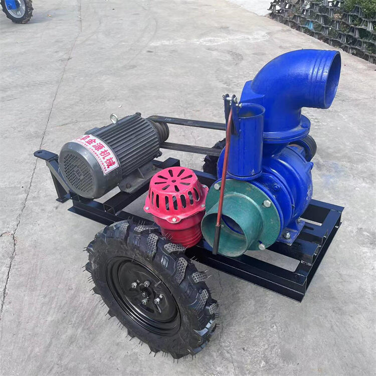 厂家大功率抽水泵多功能喀什巴楚12寸拖车款泵汽油泵