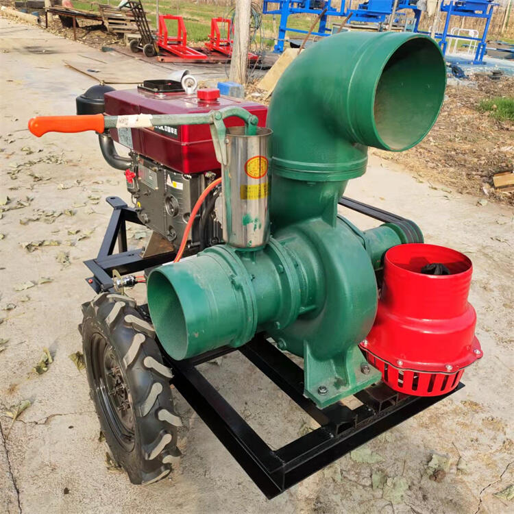 6寸消防供水抽水泵污水防汛排水泵优质耐用郑州管城电启动柴油机抽水泵耐用